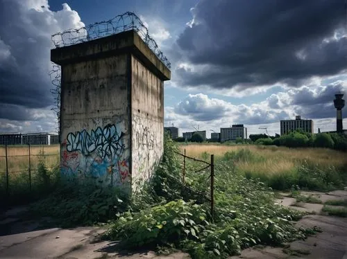 urban landscape,disused,brownfields,brownfield,deindustrialization,floodwall,chernobyls,berlin wall,dereliction,industrial ruin,abandonded,urbex,derelict,industrial landscape,abandonments,substation,ruhr,chernorechye,pripyat,dilapidation,Illustration,Realistic Fantasy,Realistic Fantasy 29