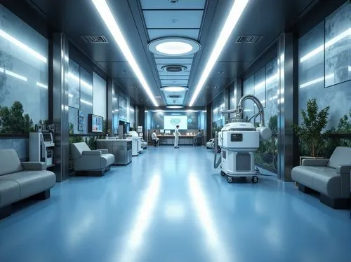 spaceship interior,sickbay,hallway space,wetware,cyberdyne,the bus space,ambulatory,corridors,train compartment,cleanrooms,electric train,cyberknife,ufo interior,spaceliner,transhumanism,subsector,high-speed train,hallway,futuristic art museum,cryonics