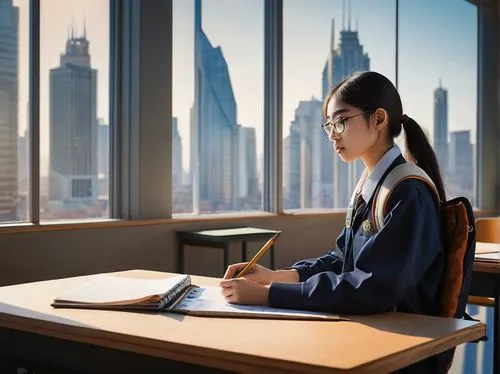 girl studying,girl at the computer,study room,blur office background,salaryman,secretarial,kiyoko,sumiala,karoshi,akimoto,women in technology,desk,school administration software,studyworks,nonscholarship,distance learning,japanese woman,office worker,azusa nakano k-on,apple desk,Illustration,Realistic Fantasy,Realistic Fantasy 05