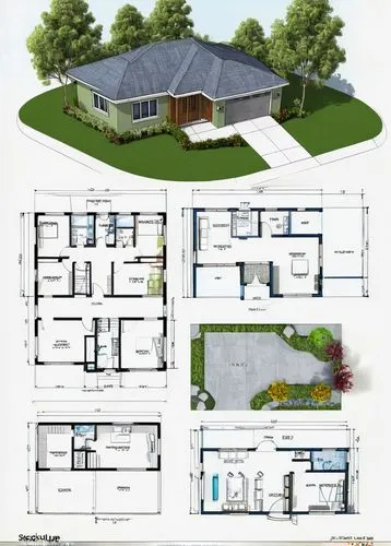 "Create a detailed 2D top view, room plan, house plan for a single-storey home, 18 ft by 24 ft. Include key rooms: single living area, kitchen, single bedroom, single bathroom. Single garage. Provide 