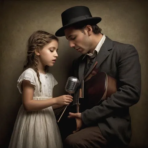 vintage boy and girl,father and daughter,little boy and girl,father daughter dance,blues and jazz singer,singer and actress,the phonograph,phonograph,singers,portrait photographers,musicians,ventriloquist,father with child,the gramophone,photographing children,serenade,father daughter,duet,vintage man and woman,instrument music,Photography,Documentary Photography,Documentary Photography 13