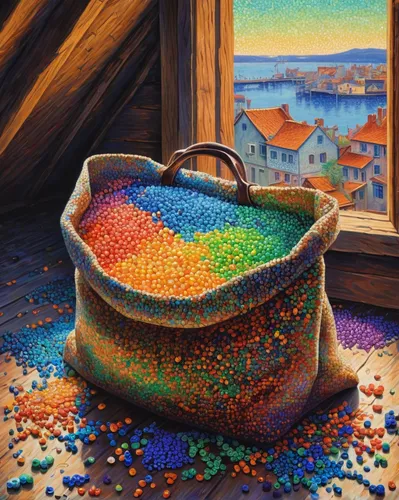 candy cauldron,wishing well,pot of gold background,colored pencil background,colorful water,sand bucket,murano,colorful glass,colorful stars,color pencil,colorful background,chalk drawing,colored pencils,jigsaw puzzle,colorful star scatters,orbeez,oil chalk,color pencils,lead-pouring,pot of gold,Conceptual Art,Daily,Daily 31