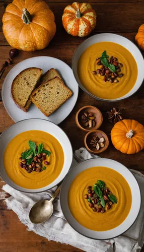 How to Make the Perfect Vegan Pumpkin Soup for Fall,pumpkin soup,cream of pumpkin soup,carrot and red lentil soup,potatoes with pumpkin,corn chowder,calabaza,vichyssoise,bisque,lentil soup,pumpkin bre