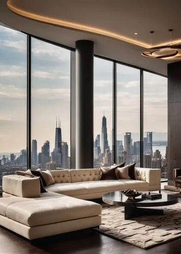 penthouses,minotti,modern living room,luxury home interior,apartment lounge,interior modern design,modern decor,contemporary decor,sky apartment,livingroom,living room,modern minimalist lounge,chicago skyline,luxury property,great room,contemporaine,modern room,interior design,luxury real estate,luxury suite,Unique,Paper Cuts,Paper Cuts 04