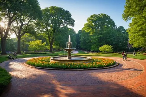 brenau,the eternal flame,fountain lawn,samford,august fountain,wofford,maximilian fountain,montevallo,uncg,oglethorpe,uncc,gatech,centennial park,lipscomb,tarheel,brookgreen,lafayette square,furman,purdue,fountain pond,Art,Artistic Painting,Artistic Painting 04