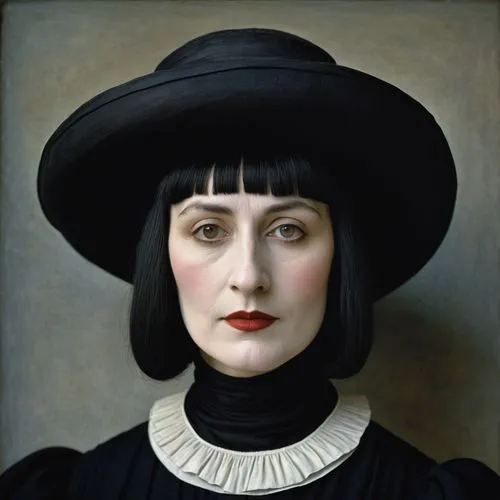 portrait of a woman,gothic portrait,portrait of a girl,woman's hat,portrait of christi,the hat of the woman,woman portrait,art deco woman,woman's face,the hat-female,vintage female portrait,artist portrait,black hat,female portrait,portrait,self-portrait,woman face,pferdeportrait,bloned portrait,lilian gish - female,Art,Artistic Painting,Artistic Painting 02