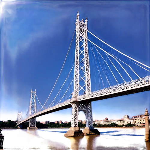 anzac bridge,bridge new europe,cable-stayed bridge,pont,viadana,pattullo,queensferry,kolkata,danube bridge,parliament bridge,suspension bridge,love bridge,oxenbridge,bridge vasco de gama,zakim,bridged,harbor bridge,puente,pictbridge,sealink,Art,Artistic Painting,Artistic Painting 47