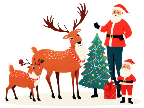 santa claus with reindeer,christmas animals,christmas background,christmasbackground,christmas deer,christmas motif,watercolor christmas background,knitted christmas background,christmas wallpaper,reindeer from santa claus,reindeers,christmas felted clip art,reindeer,christmas icons,christmas buffalo raccoon and deer,santa clauses,santas,felt christmas icons,christmas pattern,christmas glitter icons,Illustration,Black and White,Black and White 24