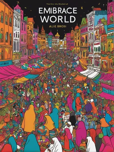 embrace the world,embrace,cd cover,music world,album cover,cover,shirakami-sanchi,the world,end of the world,encelade,world end,epidemic,empire,world,old earth,el dorado,world jamboree,new world,map world,grand bazaar,Illustration,Children,Children 06