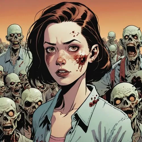 brubaker,kirkman,corben,hannegan,zombie,mcniven,zombies,thewalkingdead,aphra,unlettered,waverly,bulletgirl,rucka,rosita,palmiotti,michonne,walking dead,the walking dead,beth,gloeckner,Illustration,Children,Children 02