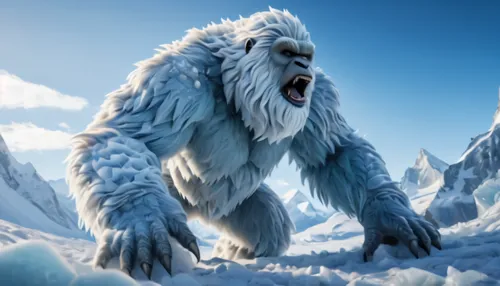 yeti,polar,snow monkey,ice bear,arctic,ice bears,winter animals,glacier tongue,icebear,white walker,polar bare coca cola,north pole,nordic bear,polar bear,everest,eskimo,siberia,the spirit of the moun