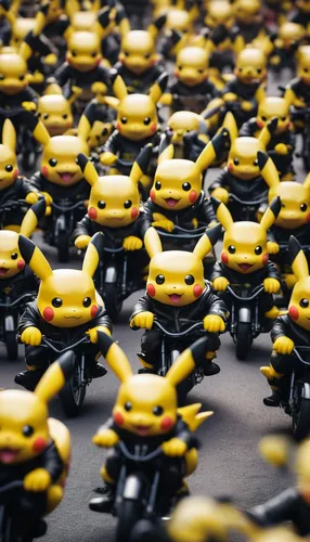 rubber ducks,pikachu,pika,abra,plug-in figures,swarm,minifigures,funko,figurines,miniature figures,swarms,pixaba,mass production,the army,toy photos,pokémon,pokemon,invasion,many teat mice,frog gathering,Photography,General,Cinematic