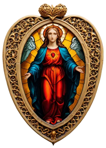 red heart medallion,medicine icon,catholicon,scapular,novena,pantocrator,red heart medallion on railway,red heart medallion in hand,trinitarian,the prophet mary,immacolata,scapulars,mother of perpetual help,patroness,heart with crown,saint valentine,misericordia,jesus in the arms of mary,eucharistic,immaculata,Art,Artistic Painting,Artistic Painting 36