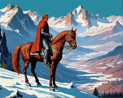 scummvm,garibaldi,caballos,skijoring,mountie,cavalry,dragonlance,cuirassier,whitehorse,cordilleran,garrison,western riding,man and horses,cheval,lusitanos,finnhorse,mounties,chevaux,caballus,game illustration,Conceptual Art,Sci-Fi,Sci-Fi 20