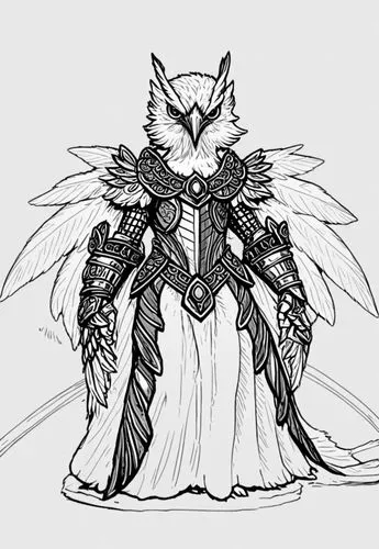 the bird with a helmet and cape,armored animal,falstad,armored,owlman,armor,knight armor,Design Sketch,Design Sketch,Black and white Comic