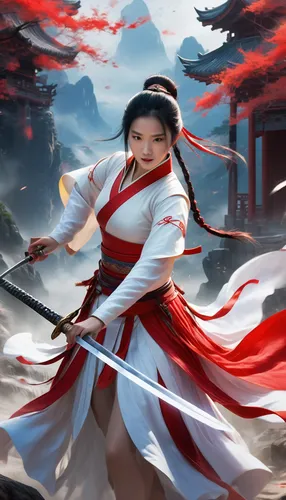 mulan,geisha,geisha girl,yi sun sin,chinese art,samurai fighter,goki,samurai,japanese martial arts,xing yi quan,hanbok,katana,chinese background,wuchang,japanese sakura background,zui quan,shuanghuan noble,korean culture,japanese background,korean history,Conceptual Art,Fantasy,Fantasy 02