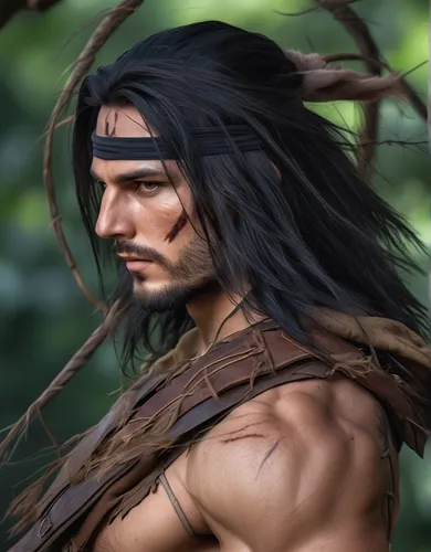 male character,tarzan,male elf,yi sun sin,barbarian,the american indian,american indian,male model,asian semi-longhair,scar,oriental longhair,wind warrior,vax figure,forest man,native american,maori,warrior east,xing yi quan,amazonian oils,thracian,Photography,General,Realistic