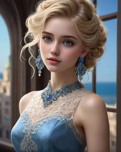 elsa,margairaz,cinderella,rapunzel,principessa,margaery,Conceptual Art,Fantasy,Fantasy 16