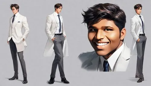 male poses for drawing,male character,male model,white-collar worker,men's suit,a black man on a suit,suit actor,black businessman,businessman,advertising figure,animated cartoon,character animation,s