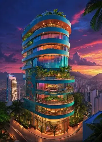 escala,futuristic architecture,paradisus,condominia,hotel riviera,the energy tower,residential tower,acapulco,kigali,largest hotel in dubai,vallarta,edificio,renaissance tower,cesar tower,luanda,caracas,hotel barcelona city and coast,tropicana,tropical house,vedado,Illustration,Vector,Vector 19