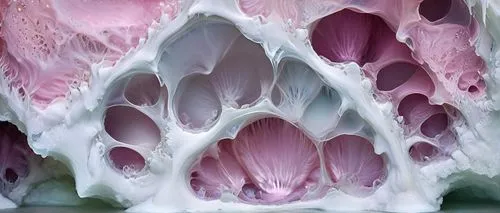 cave womb , crystal stalactites, all white and pale pink,
diamond,  romantic, watery, ethereal fantasy, pastel pink water
, pink and white cave formations,micromolar,uvula,cavity,papillae,honeycomb st