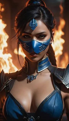 fire background,blue enchantress,female warrior,masquerade,bandana background,monsoon banner,4k wallpaper,fantasy woman,blue demon,full hd wallpaper,warrior woman,jaya,with the mask,katana,ojos azules,fire eyes,bird box,arabian,assassin,femme fatale,Photography,General,Cinematic