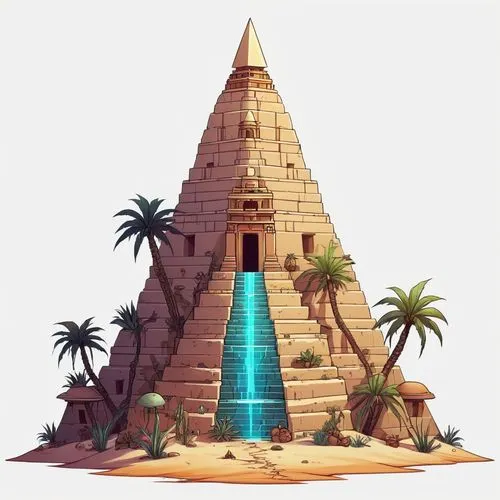 step pyramid,mypyramid,pyramidal,pyramid,eastern pyramid,kharut pyramid,Illustration,Abstract Fantasy,Abstract Fantasy 11