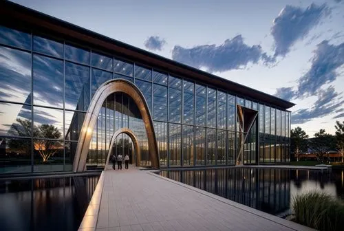 (at dusk:1.5),kettunen center,glass facade,dupage opera theatre,glass facades,performing arts center,glass building,structural glass,northeastern,biotechnology research institute,christ chapel,busines