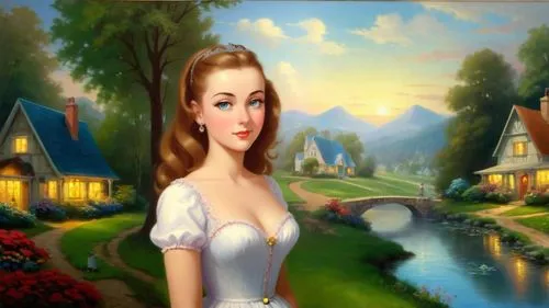 landscape background,gwtw,dorthy,maureen o'hara - female,fairy tale character,art painting,fantasy picture,duchesse,housemaid,photo painting,girl in the garden,world digital painting,noblewoman,background image,golf course background,home landscape,children's background,anarkali,cartoon video game background,belle