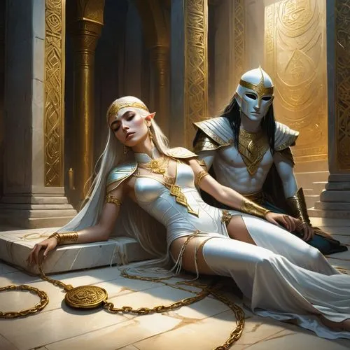 thingol,sigyn,frigga,priestesses,sorceresses,melian,Conceptual Art,Fantasy,Fantasy 17