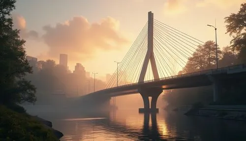 morning mist,morning fog,autumn morning,riverside,autumn fog,oxenbridge,bridges,morning haze,scenic bridge,hohenzollern bridge,bridge,willamette,foggy landscape,early morning,world digital painting,montlake,digital painting,morning light,daybreak,bridged,Photography,General,Realistic