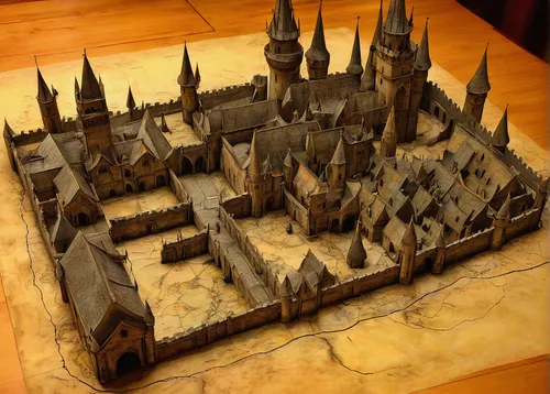 scale model,castle of the corvin,medieval architecture,gothic architecture,3d fantasy,medieval town,hogwarts,medieval castle,castleguard,ulm minster,tilt shift,3d rendering,notre dame,marienburg,3d mockup,turrets,gothic church,the laser cuts,metz,notre-dame,Illustration,Abstract Fantasy,Abstract Fantasy 18