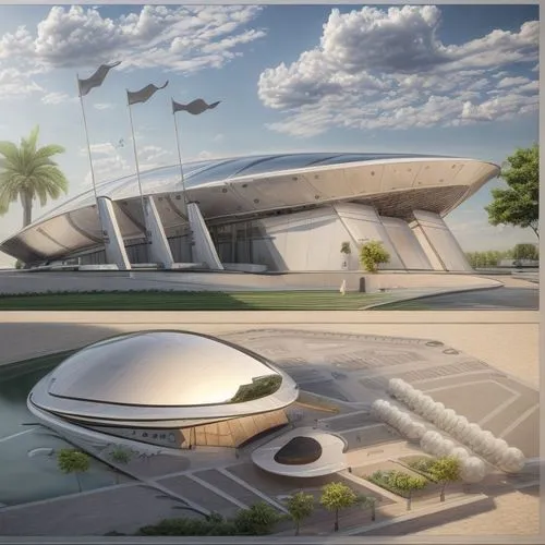 futuristic art museum,futuristic architecture,futuristic landscape,stadium falcon,planetarium,qasr azraq,qasr al watan,abu-dhabi,3d rendering,sharjah,abu dhabi,sky space concept,dhabi,epcot center,uae