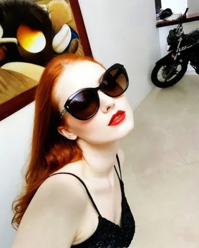 sunglasses,retro woman,sgh,retro girl,aviators,motorcycles,sun glasses,villainess,redheads,redhead doll,shadowcat,vespa,shades,sunwear,harley,dita,moped,motorbike,mopeds,motorbikes