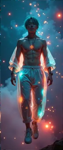 vamana,kamehameha,bahubali,son goku,chandraswami,yogiji,Conceptual Art,Sci-Fi,Sci-Fi 11