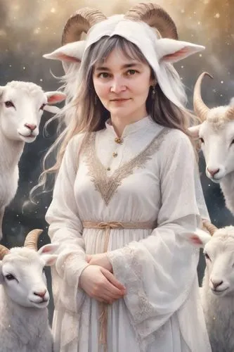 shepherdesses,goatflower,good shepherd,the good shepherd,shepherdess,narnians,flock of sheep,a flock of sheep,the sheep,shoun the sheep,pevensie,herd of goats,bakra,sheepherding,shepherds,shepherding,wolf in sheep's clothing,llambias,ovis gmelini aries,mervat,Digital Art,Watercolor