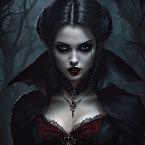 gothic woman,vampire woman,vampire lady,vampyres,vampyre,gothic portrait,Conceptual Art,Fantasy,Fantasy 34