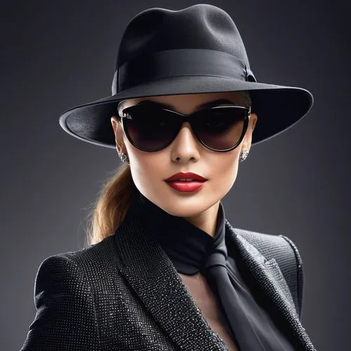 black hat,luxottica,the hat-female,secret agent,spy,spy visual,women fashion,inspecteur,woman in menswear,trilby,leather hat,femme fatale,superspy,hat womens,fashion vector,the hat of the woman,panama hat,milliner,rankin,inspector,Photography,Artistic Photography,Artistic Photography 06