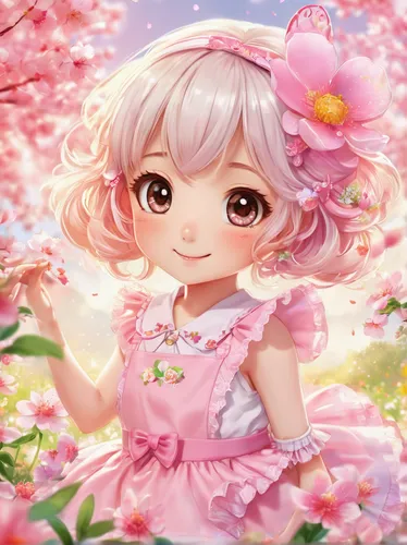 Create a romantic poem about a lovely blossom called Sweet Flower Chico, capturing its delicate beauty and fragrance.,japanese sakura background,pink floral background,spring background,flower backgro