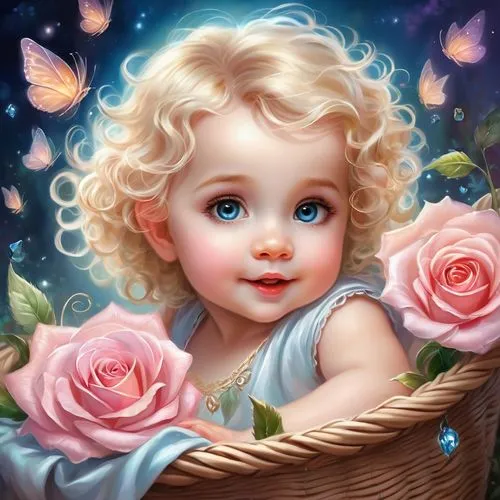 little girl fairy,children's background,child fairy,child portrait,world digital painting,flower painting,little angel,girl in flowers,portrait background,rosa 'the fairy,innocence,rosa ' the fairy,romantic portrait,eglantine,flower background,beautiful girl with flowers,digital painting,little angels,kids illustration,little girl,Illustration,Realistic Fantasy,Realistic Fantasy 01