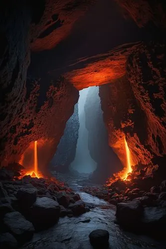 lava,lava balls,lava flow,lava river,cave,ice cave,magma,volcanic,cavern,kilauea,nyiragongo,caves,door to hell,cave tour,natural arch,sea caves,volcanism,cave on the water,strombolian,portal,Art,Classical Oil Painting,Classical Oil Painting 41