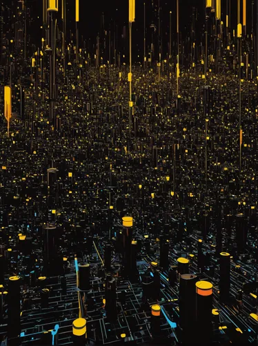 city lights,citylights,fireflies,city cities,cities,city at night,metropolis,cityscape,city blocks,city,urbanization,big city,city skyline,tokyo city,metropolises,black city,destroyed city,the city,fantasy city,scattered,Illustration,Realistic Fantasy,Realistic Fantasy 36