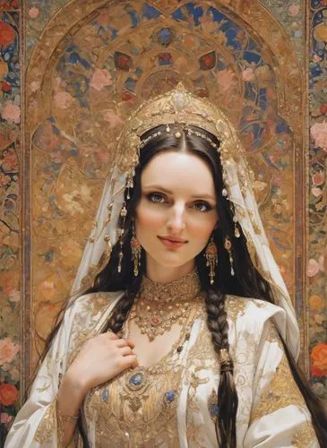 the prophet mary,the angel with the veronica veil,mantilla,the bride,bridal,virgen