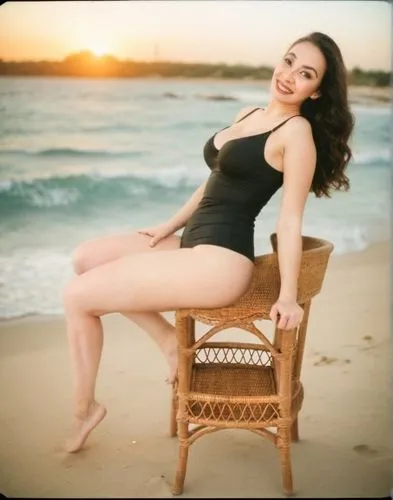 beach chair,sitting on a chair,octomom,salvadorian,namitha,beach background,beach chairs,bench chair,latina,chairwoman,mexicana,guamanian,thighpaulsandra,guelaguetza,salvadorean,mexican,beach furniture,bbw,deckchair,pin-up model