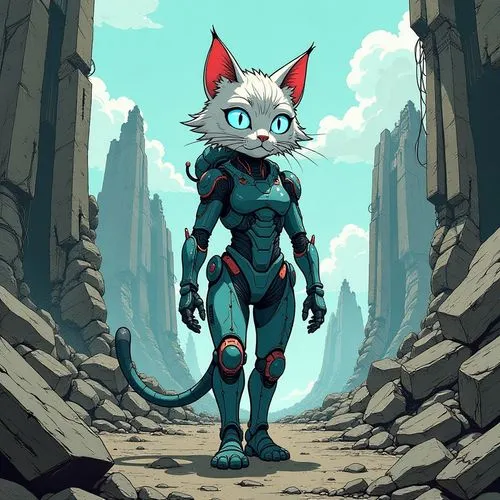 korin,nya,animatrix,cartoon cat,felino,rinzler