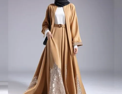 abaya,abayas,a floor-length dress,tahiliani,kaftan,bisht,Photography,General,Realistic