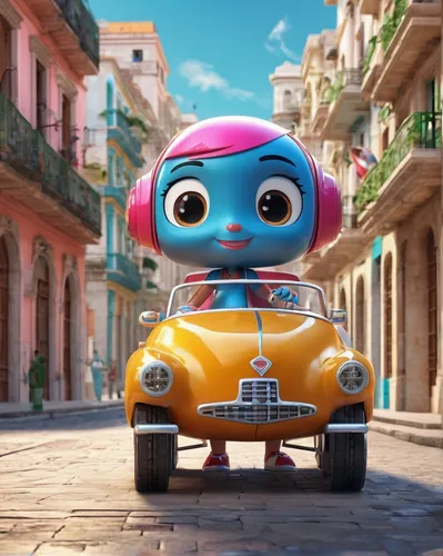 cartoon car,cute cartoon character,turbo,small car,coco,3d car model,cars,car,famous car,name car,figaro,cj7,bobby car,honor 9,chimichanga,toy's story,tin car,baja bug,cinema 4d,car car,Unique,3D,3D Character