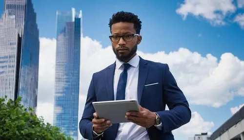 black businessman,a black man on a suit,african businessman,holding ipad,blur office background,businessman,ceo,commercial,abstract corporate,tablets consumer,black professional,mouzone,corporate,rza,man with a computer,salaryman,mobile tablet,computer business,business man,ultrabook,Conceptual Art,Fantasy,Fantasy 29