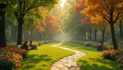 autumn park,autumn in the park,tree lined path,walk in a park,forest path,pathway,autumn background,autumn walk,autumn scenery,autumn forest,autumn landscape,landscape background,autumn idyll,nature garden,one autumn afternoon,tree lined lane,the autumn,autumn day,autuori,walkway,Photography,General,Realistic