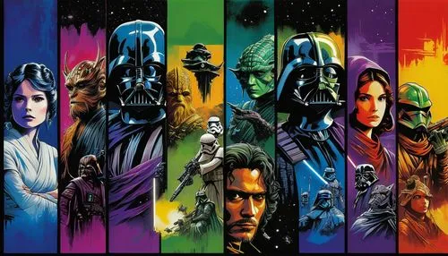 star wars,starwars,cg artwork,dvd icons,a3 poster,dark side,banner set,force,spectrum,empire,lightsaber,sci fi,jedi,lando,background image,sw,banners,overtone empire,storm troops,rainbow background,Illustration,Japanese style,Japanese Style 05